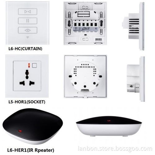 Hot! LANBON 2016 WIFI Smart Switch for Smart Home, Wifi Light Switch Remote Controlled by Android IOS Phone Remotely and Locally
